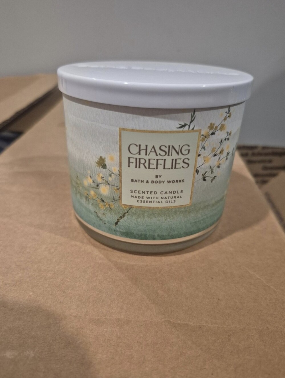 Bath and body works chasing fireflies candle